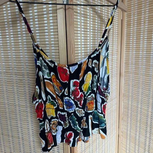 Lisa Says Gah Italian Summer Printed Cami - Picture 2 of 3